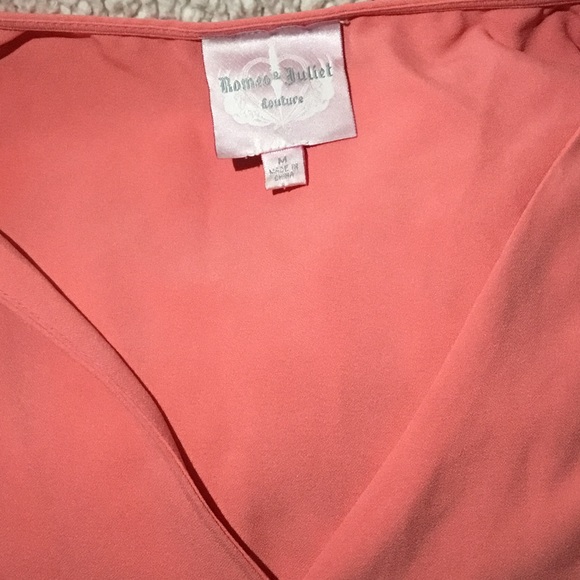 Romeo & Juliet Couture Coral Medium Jumpsuit - Picture 7 of 17